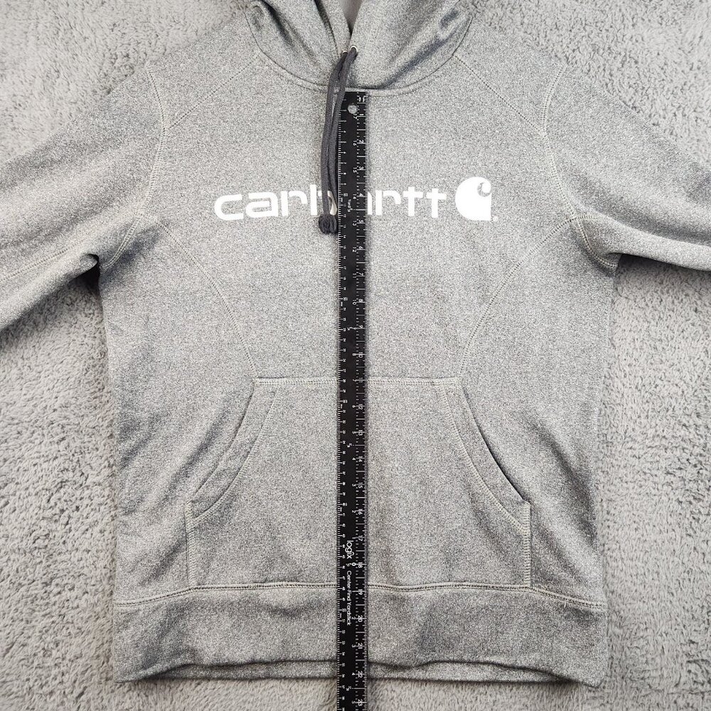 Carhartt Force Hoodie Women's Small Sweatshirt Slight Fit Pocket Pullover Jumper - Picture 6 of 11